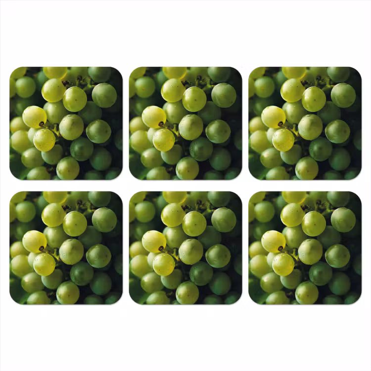 Onderzetter - Druiven - Tros - Groen — 1