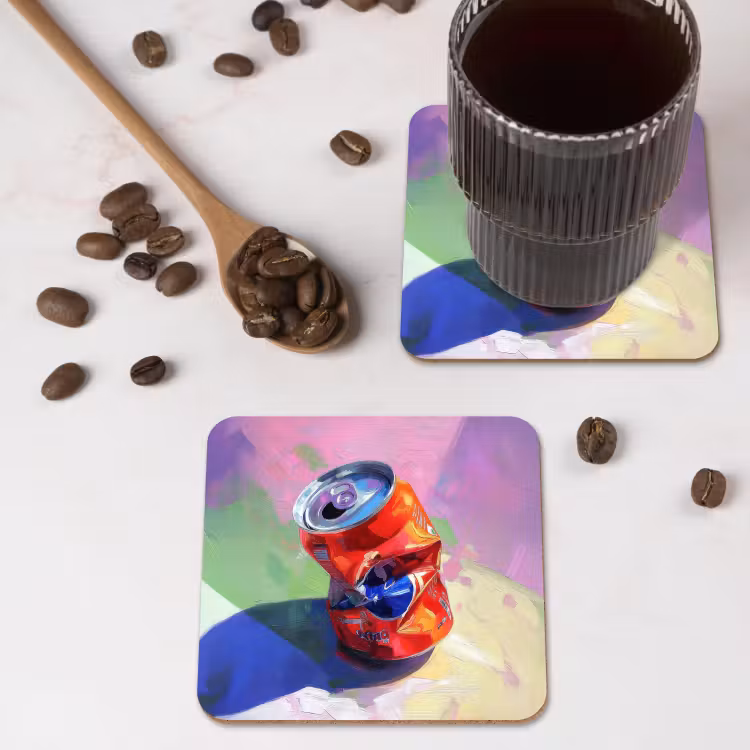 Onderzetter - Frisdrank - Blik - Paars — 4