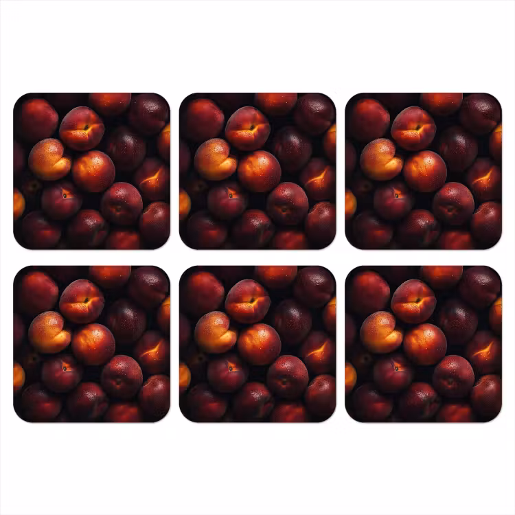 Onderzetter - Fruit - Close up - Nectarines — 1
