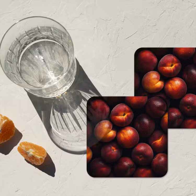 Onderzetter - Fruit - Close up - Nectarines — 3