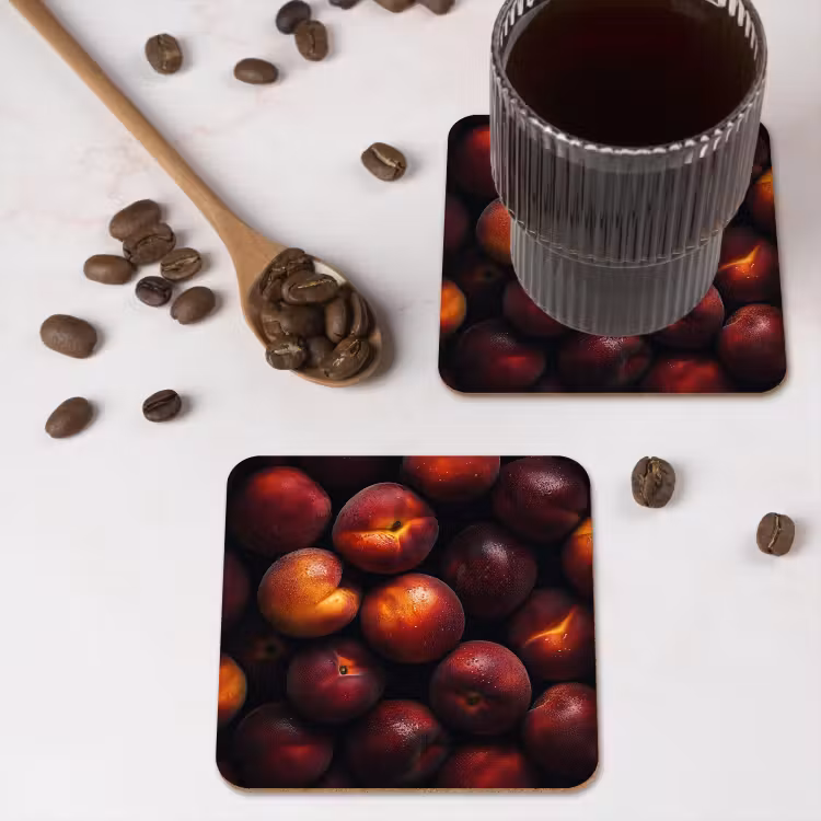 Onderzetter - Fruit - Close up - Nectarines — 4