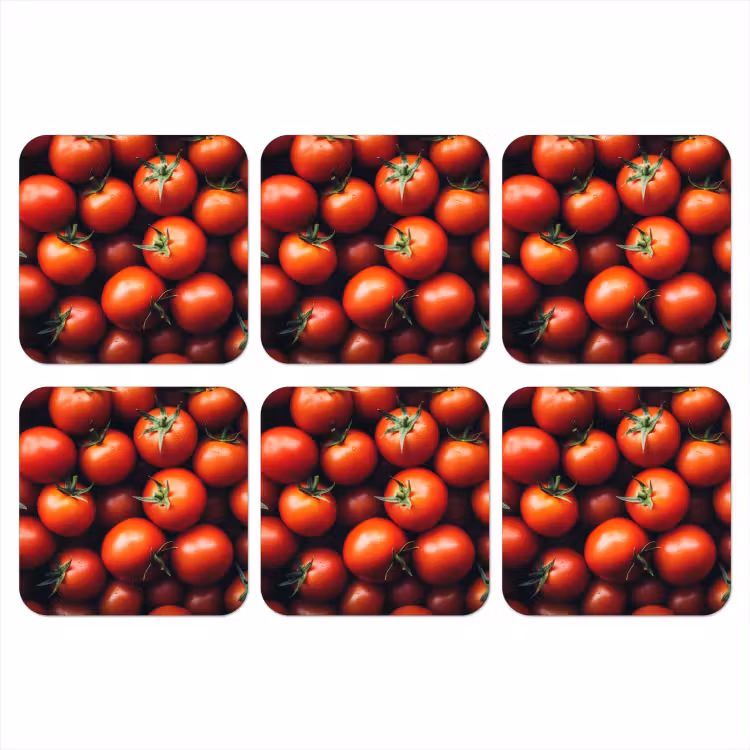 Onderzetter - Groente - Rood - Tomaten — 1