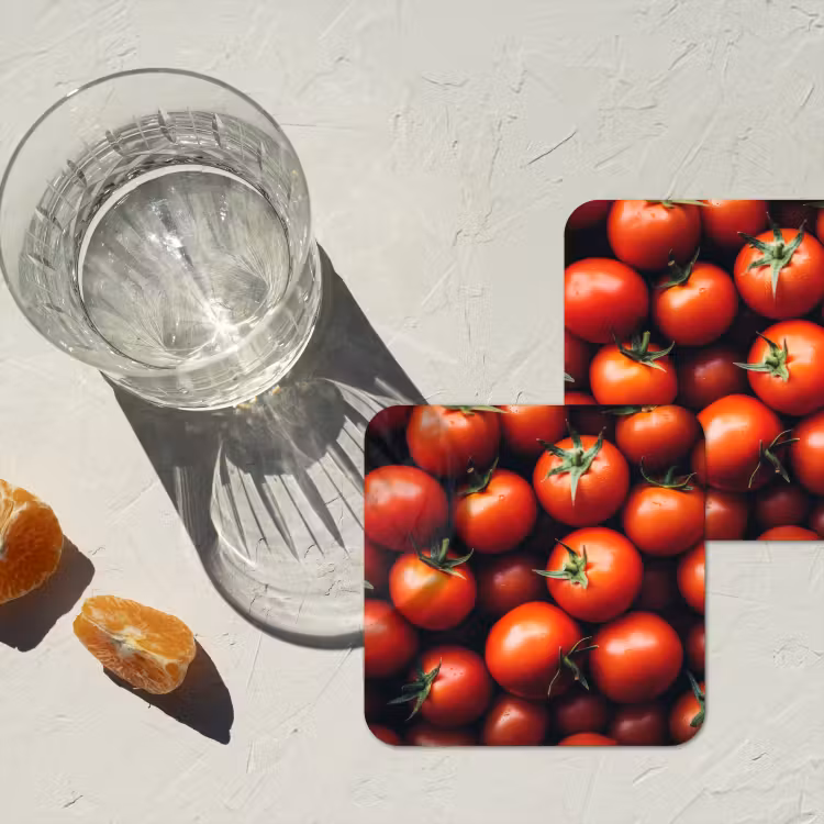 Onderzetter - Groente - Rood - Tomaten — 3