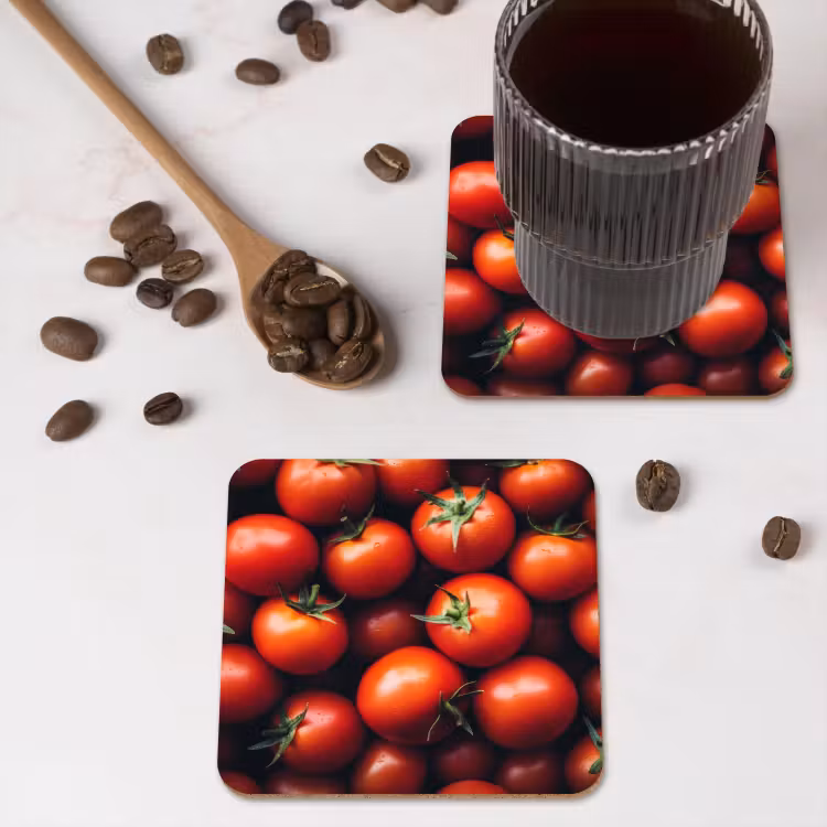 Onderzetter - Groente - Rood - Tomaten — 4