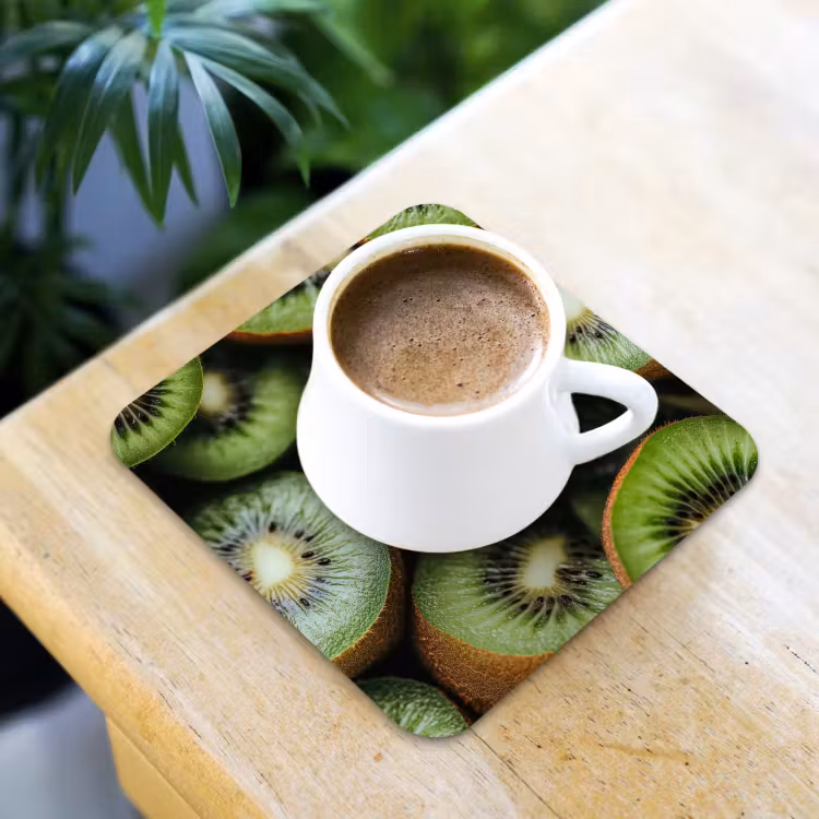 Onderzetter - Kiwi - Fruit - Groen — 2