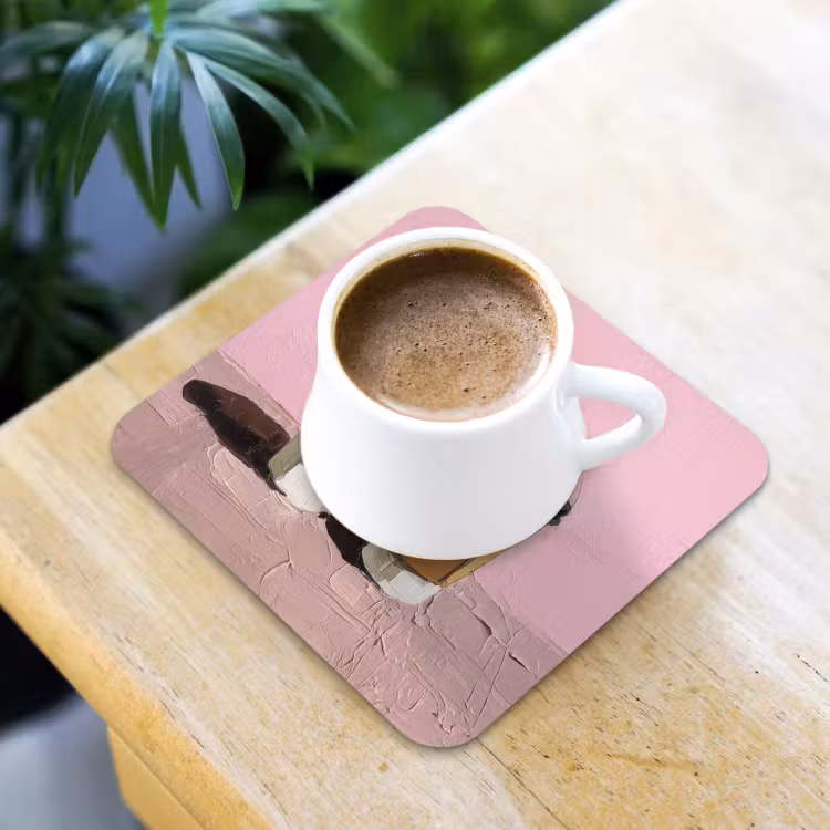 Onderzetter​ - Koffiebekers - Deksel - Verf - Textuur — 2