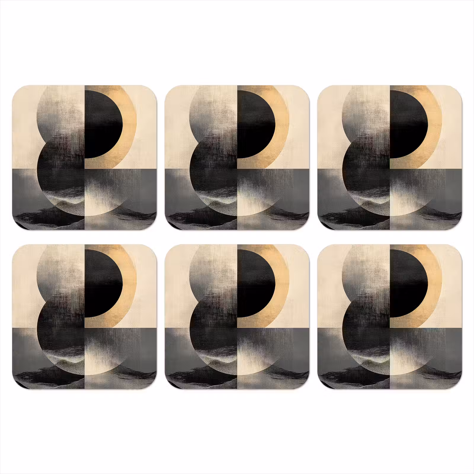Onderzetter - Cirkels - Schaduw - Abstract — 1
