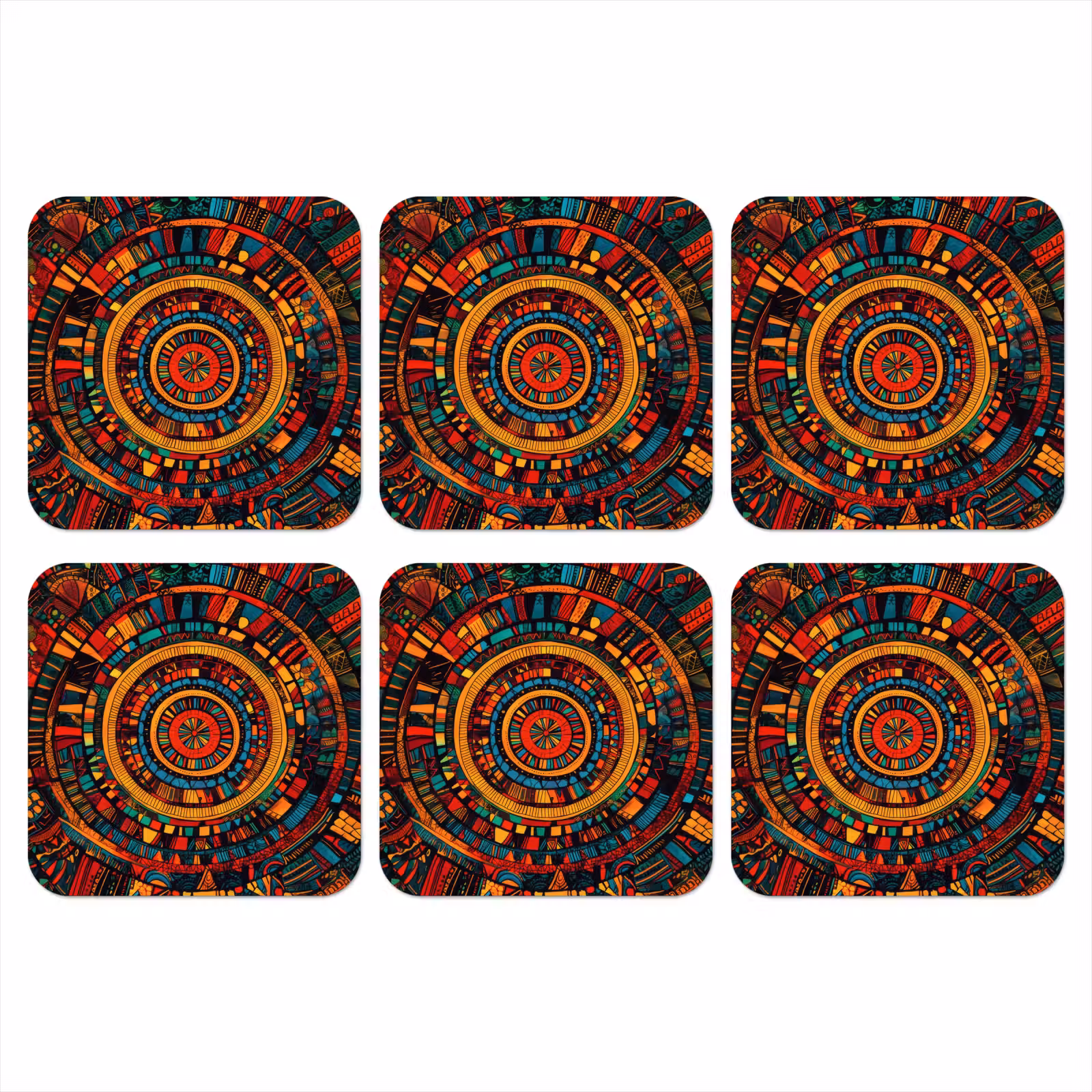 Onderzetter - Mandala - Cirkels - Patronen — 1