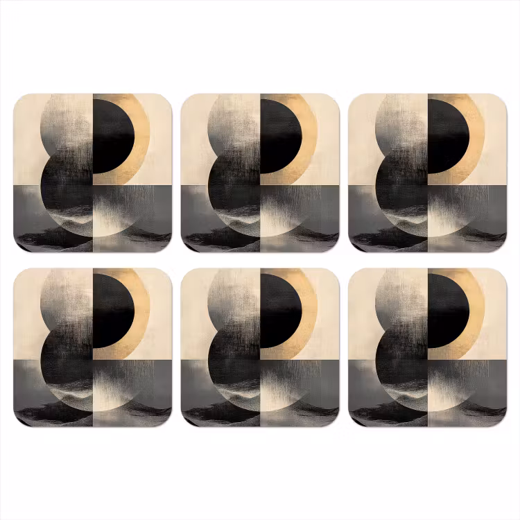 Onderzetter - Cirkels - Schaduw - Abstract — 1