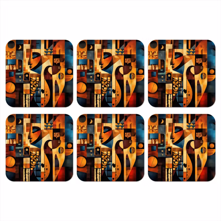 Onderzetter - Figuren - Abstract - Symbolen — 1