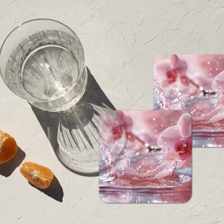 Onderzetter - Abstract - Modern - Water - Orchidee — 3