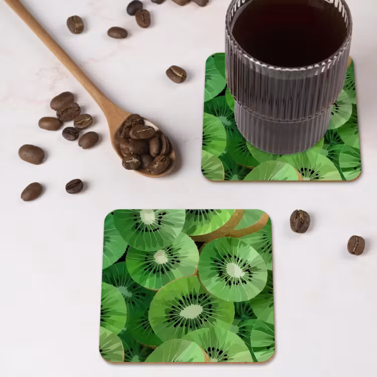 Onderzetter - Kiwi - Groen - Pitten — 4