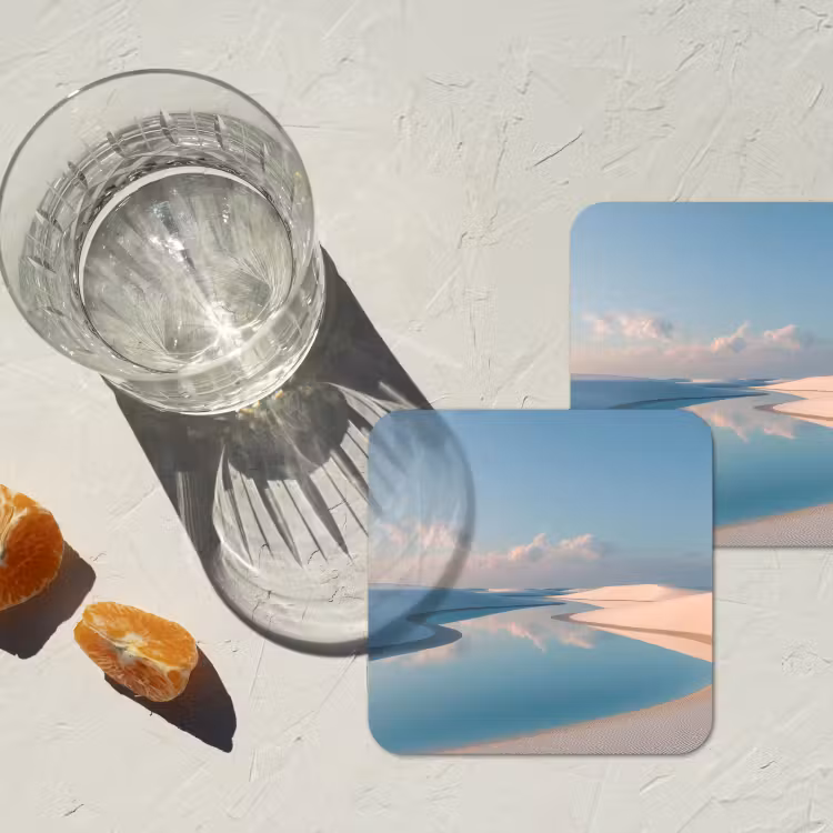 Onderzetter - Duinen - Waterplas - Oneindige rust — 3