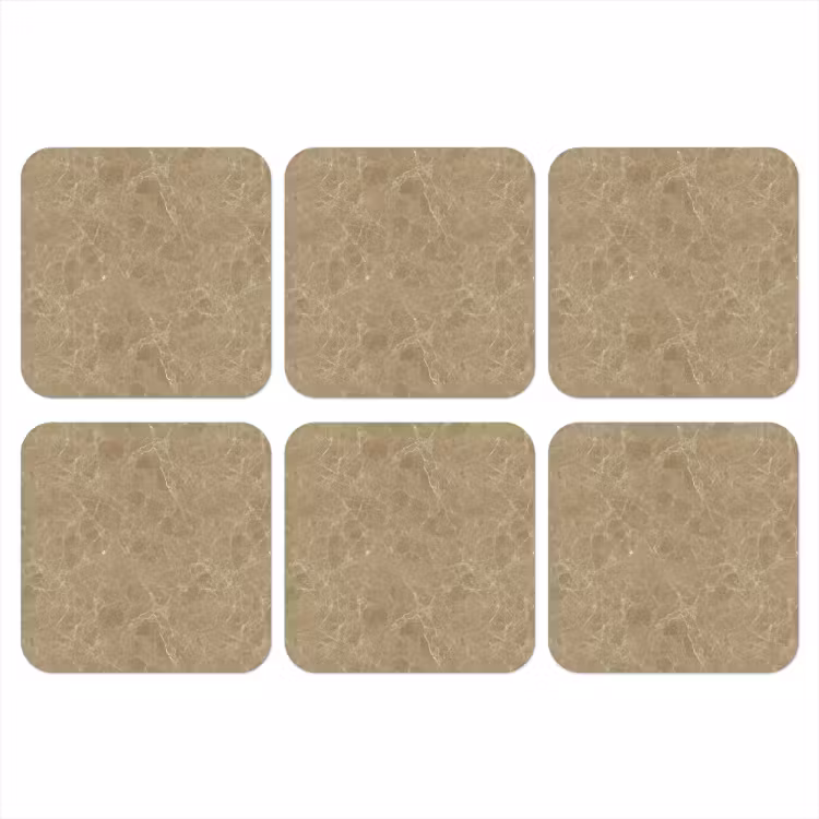 Onderzetter​ - Beige - Marmer - Witte aders — 1