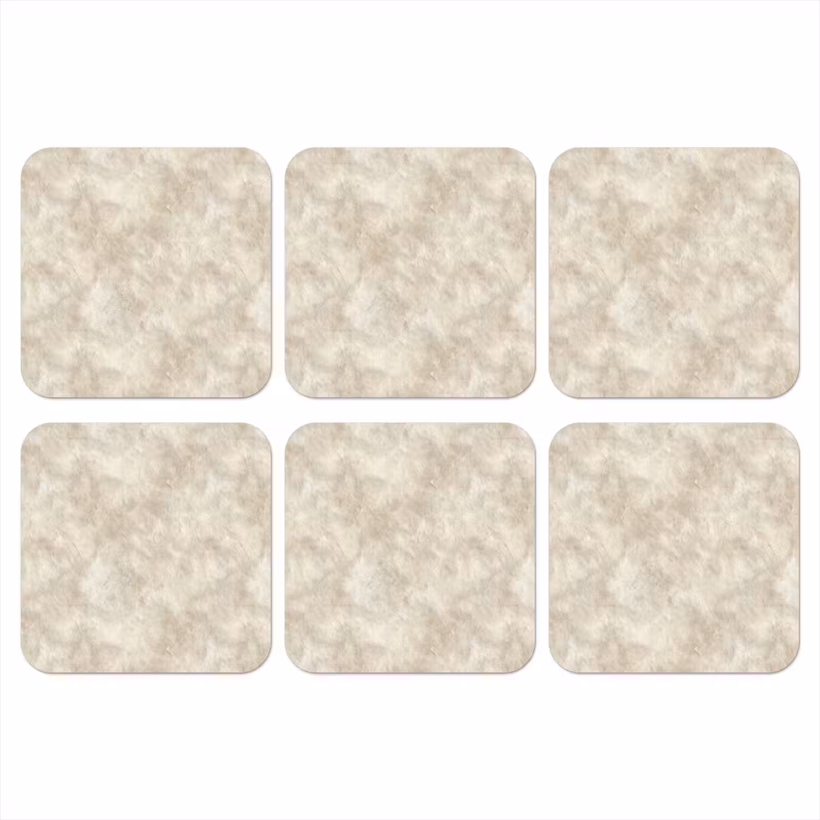 Onderzetter - Beige - Reliëfstructuur - Natuursteen — 1