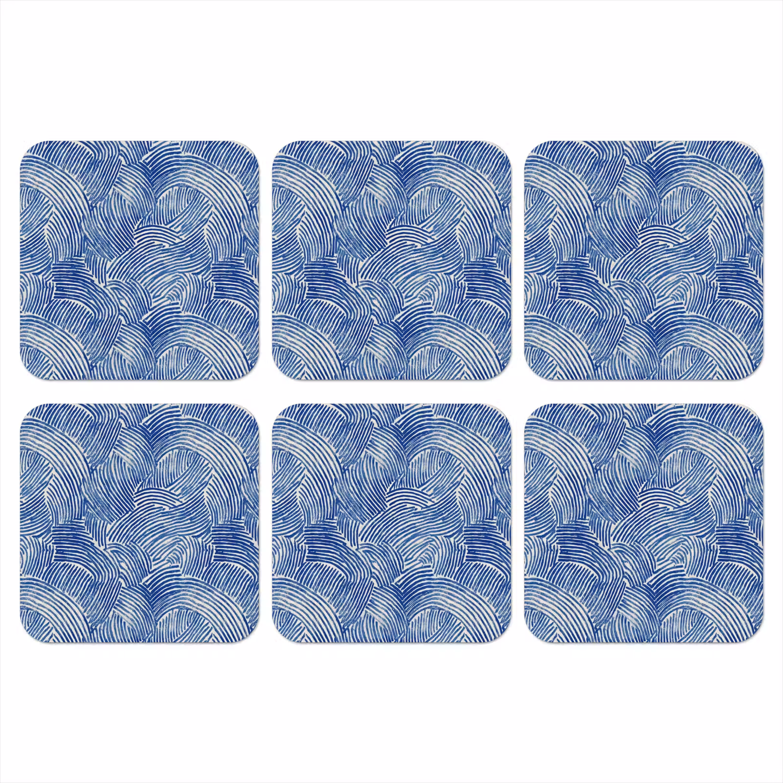 Onderzetter - Modern - Abstract - Blauw — 1