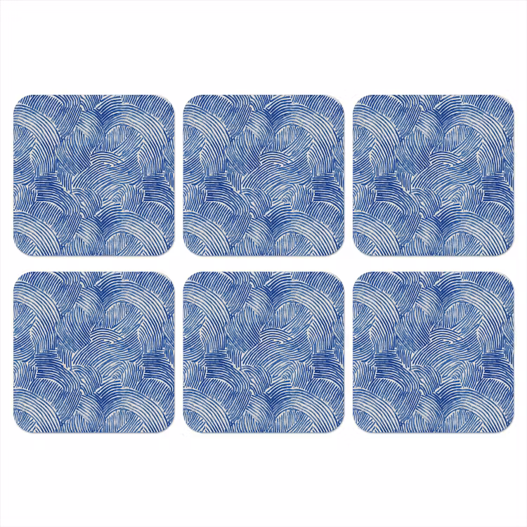 Onderzetter - Modern - Abstract - Blauw — 1