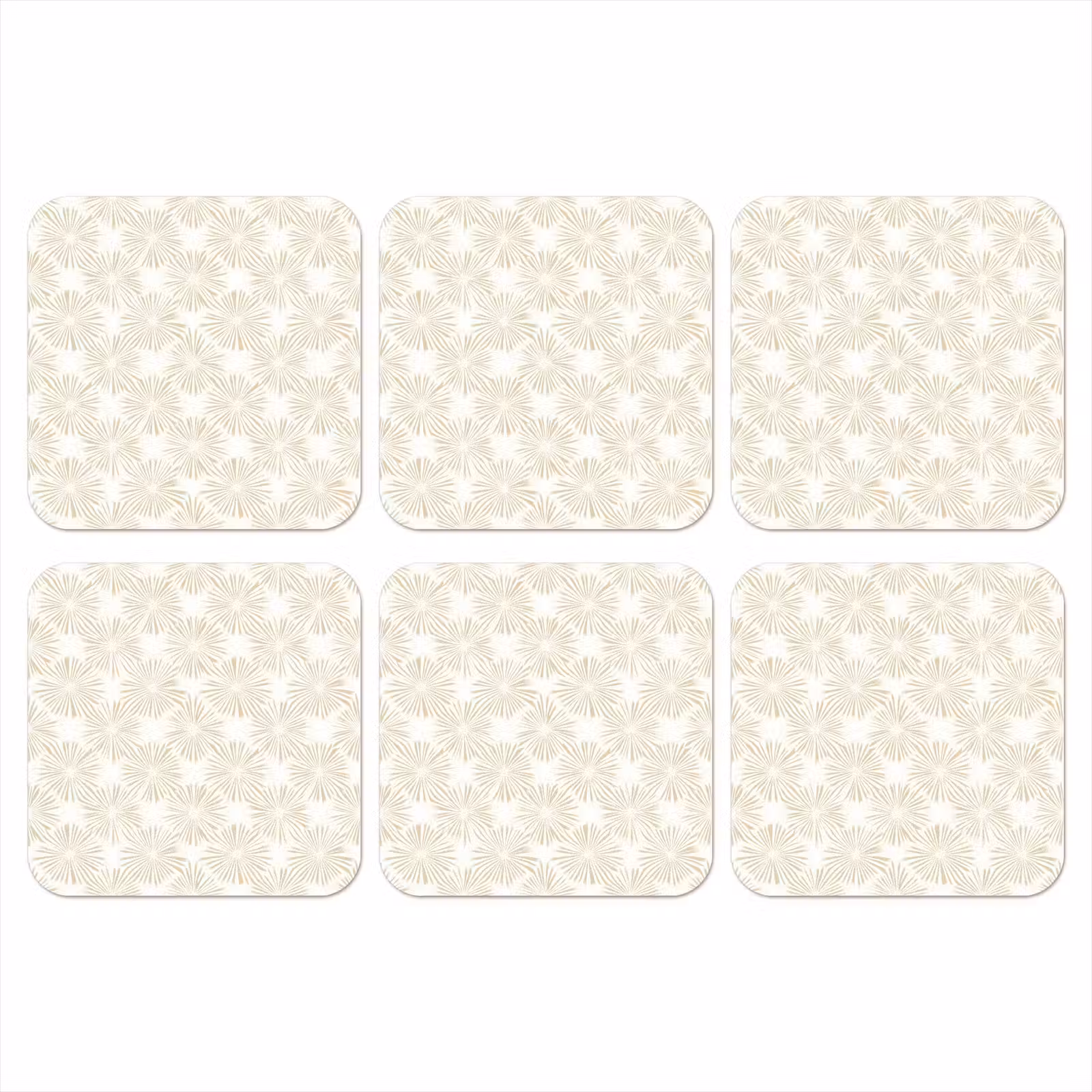 Onderzetter - Abstract - Motief - Beige — 1
