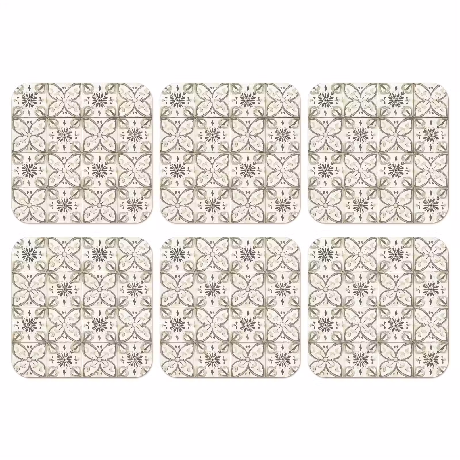 Onderzetter - Antiek - Tegel - Beige — 1