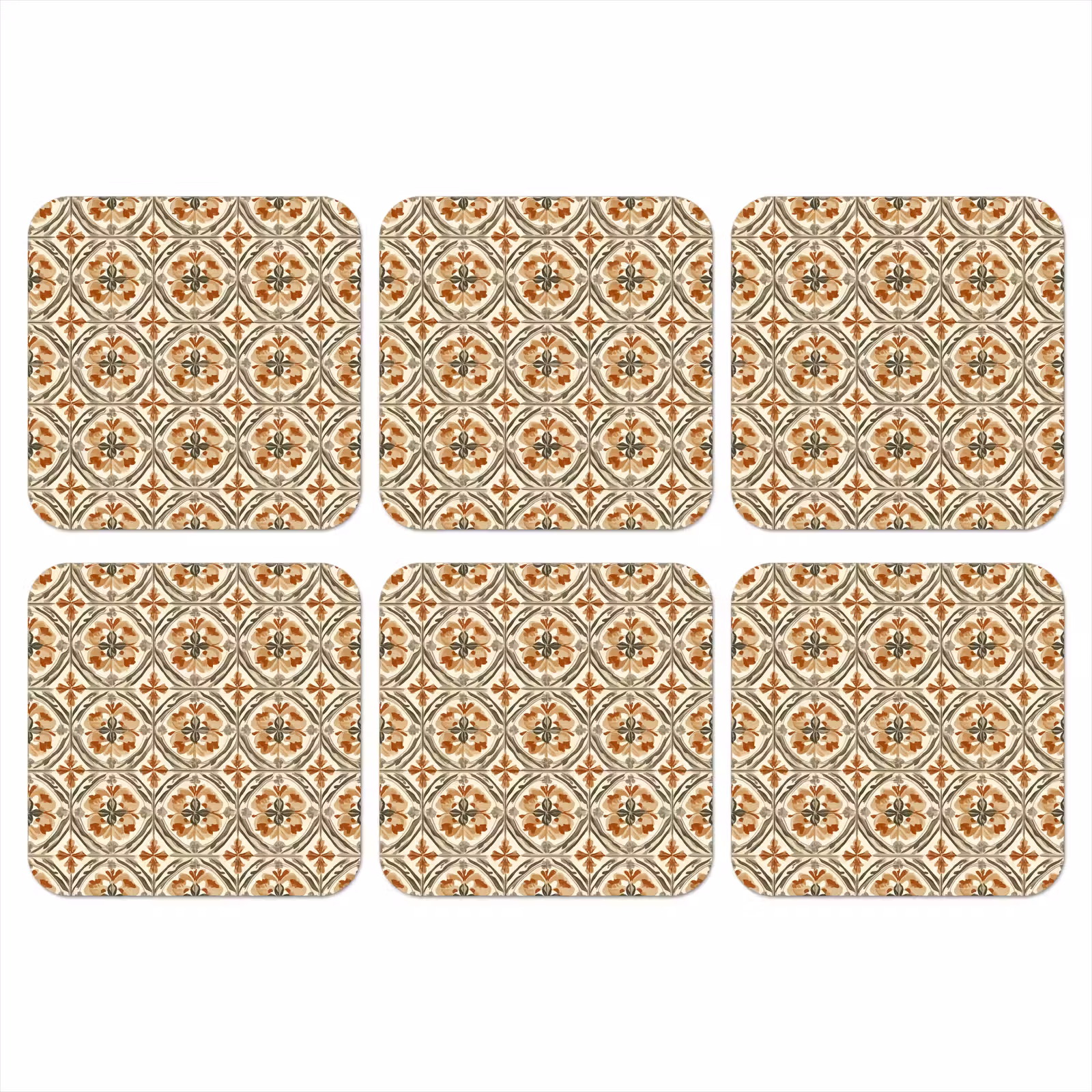 Onderzetter - Elegant - Antiek - Kleurrijk — 1