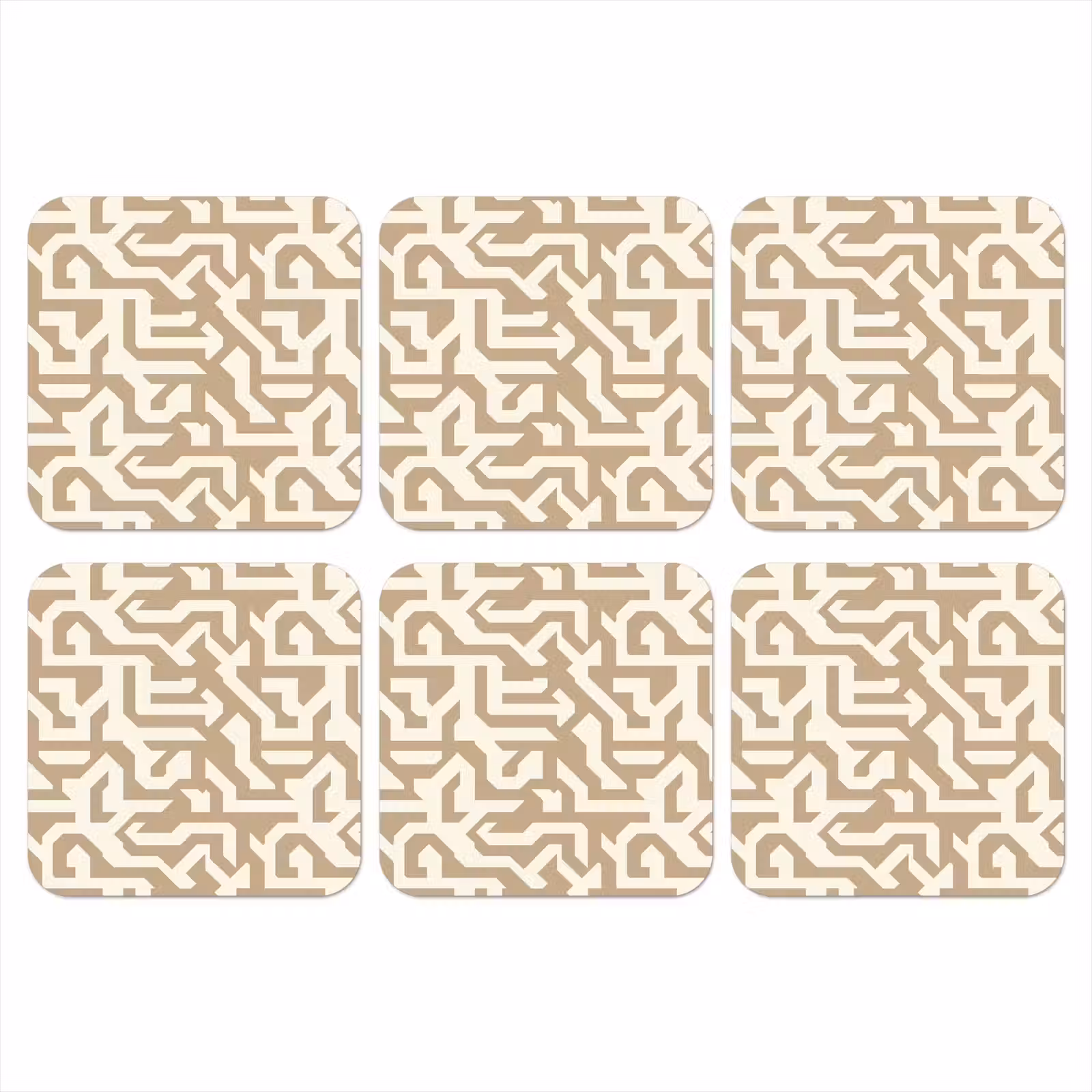 Onderzetter - Modern - Abstract - Beige — 1