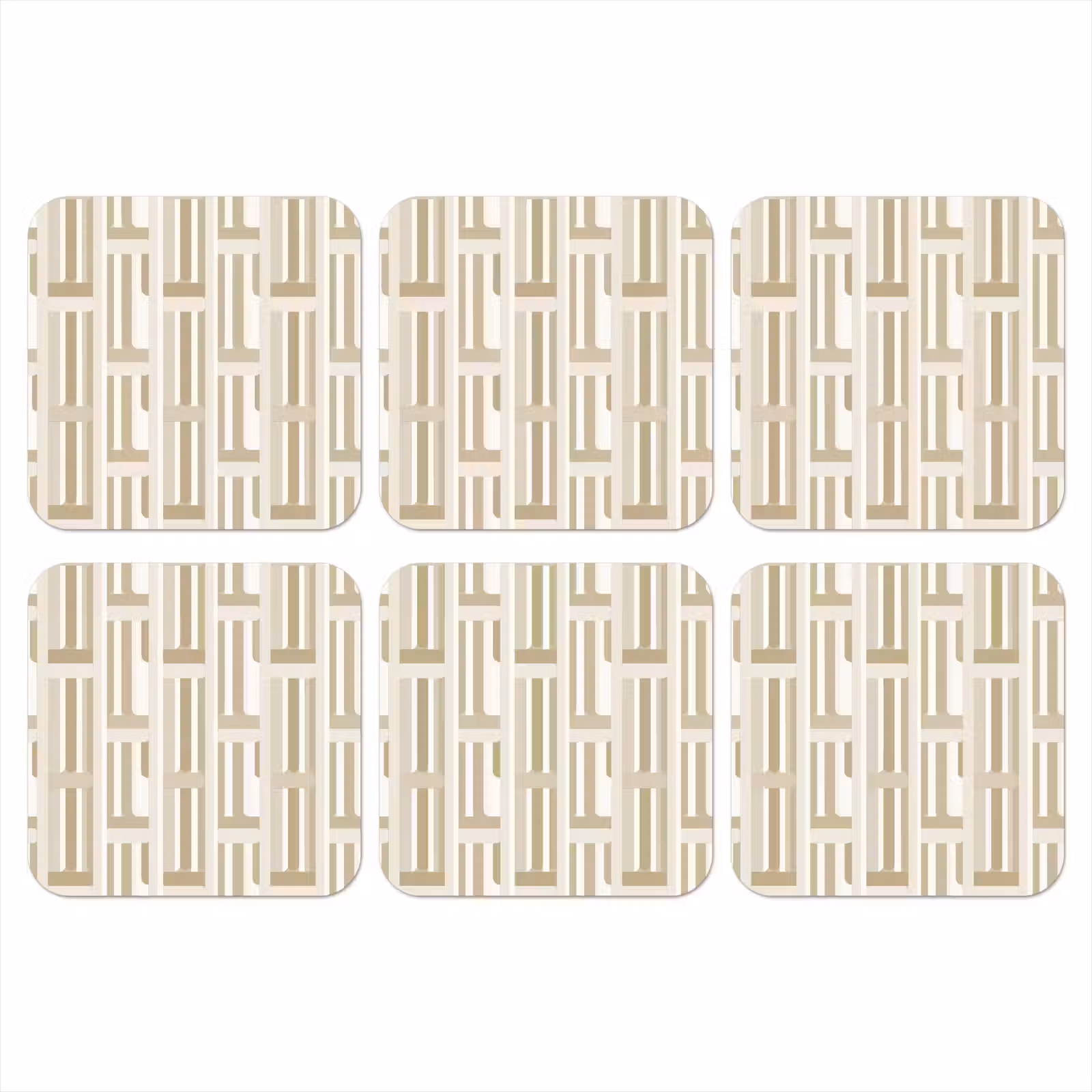 Onderzetter - Modern - Geometrisch - Beige — 1