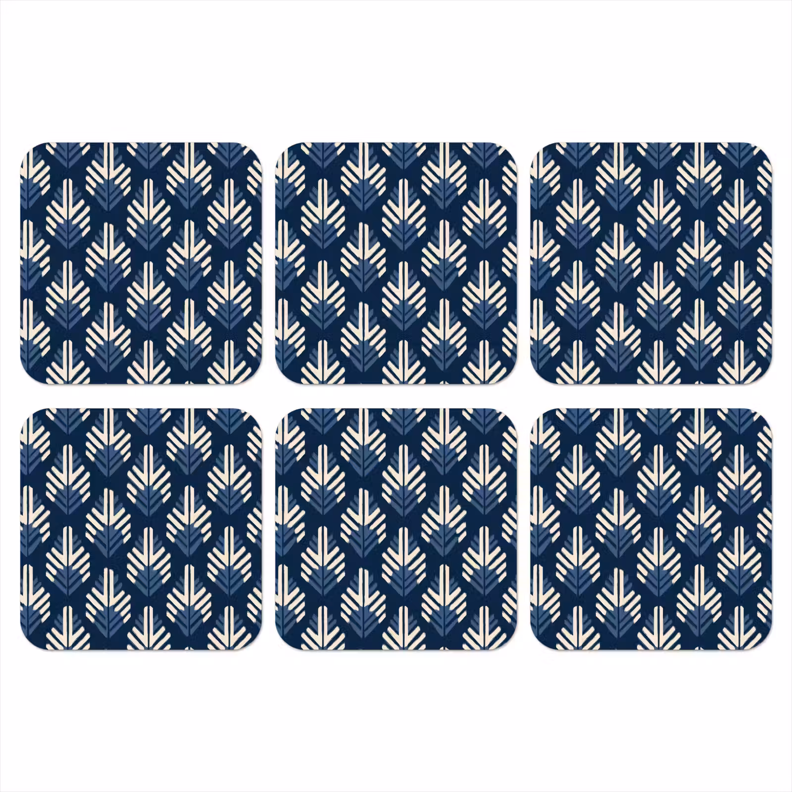 Onderzetter - Modern - Patroon - Blauw — 1