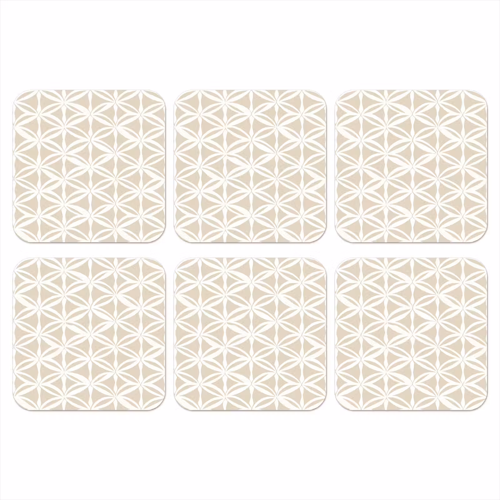 Onderzetter - Motief - Modern - Beige — 1