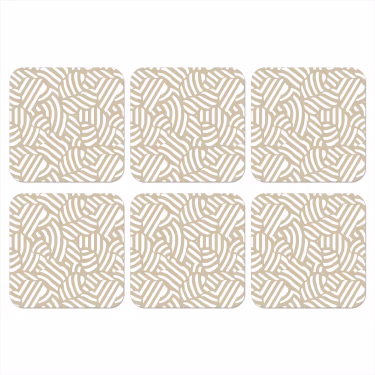 Onderzetter - Abstract - Modern - Beige — 1