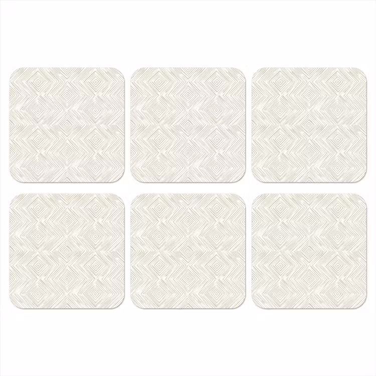 Onderzetter​ - Abstract - Ruiten - Beige — 1