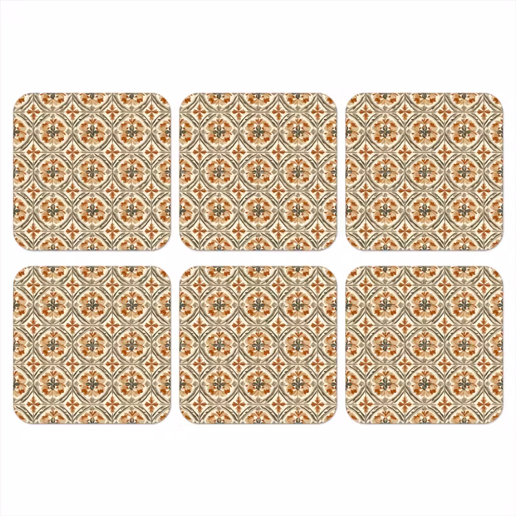 Onderzetter - Elegant - Antiek - Kleurrijk — 1