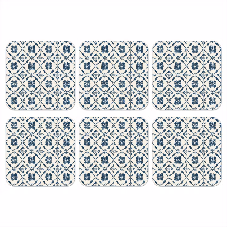 Onderzetter - Grafisch - Tegel - Blauw — 1