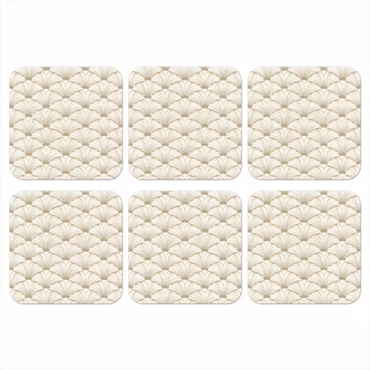 Onderzetter - Klassiek - Art - Beige — 1
