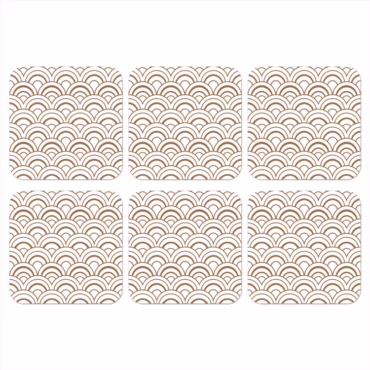 Onderzetter - Klassiek - Motief - Terracotta — 1
