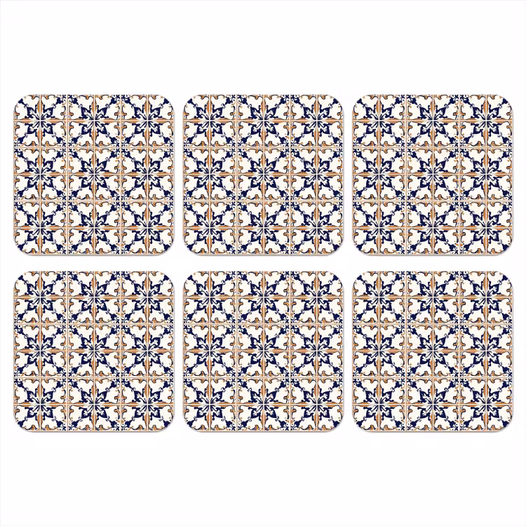 Onderzetter - Klassiek - Patroon - Kleurrijk — 1