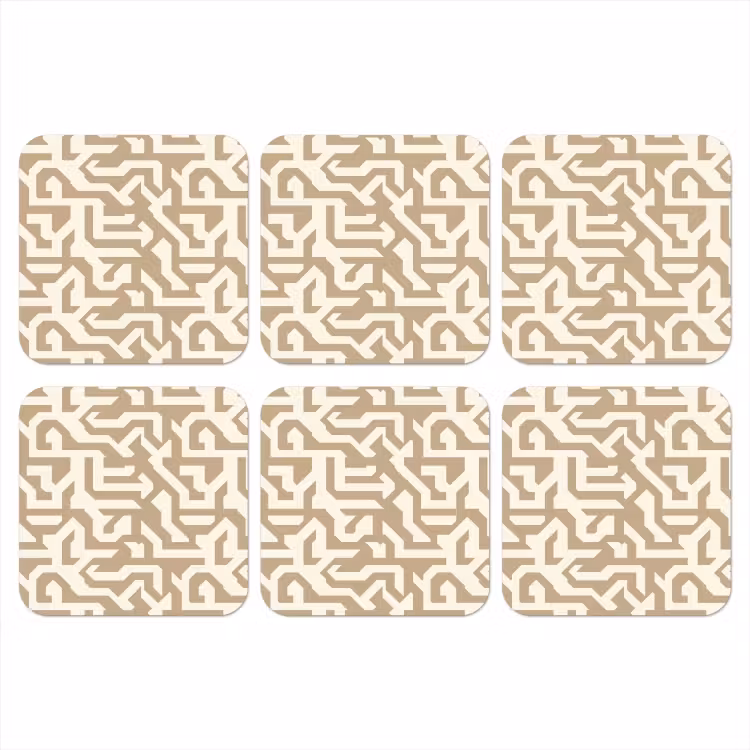 Onderzetter - Modern - Abstract - Beige — 1