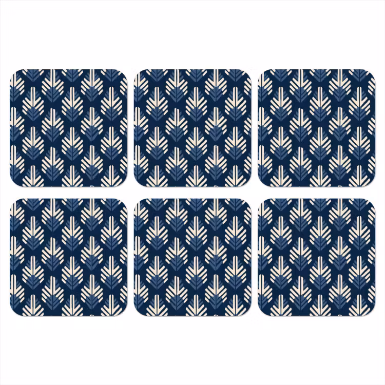 Onderzetter - Modern - Patroon - Blauw — 1