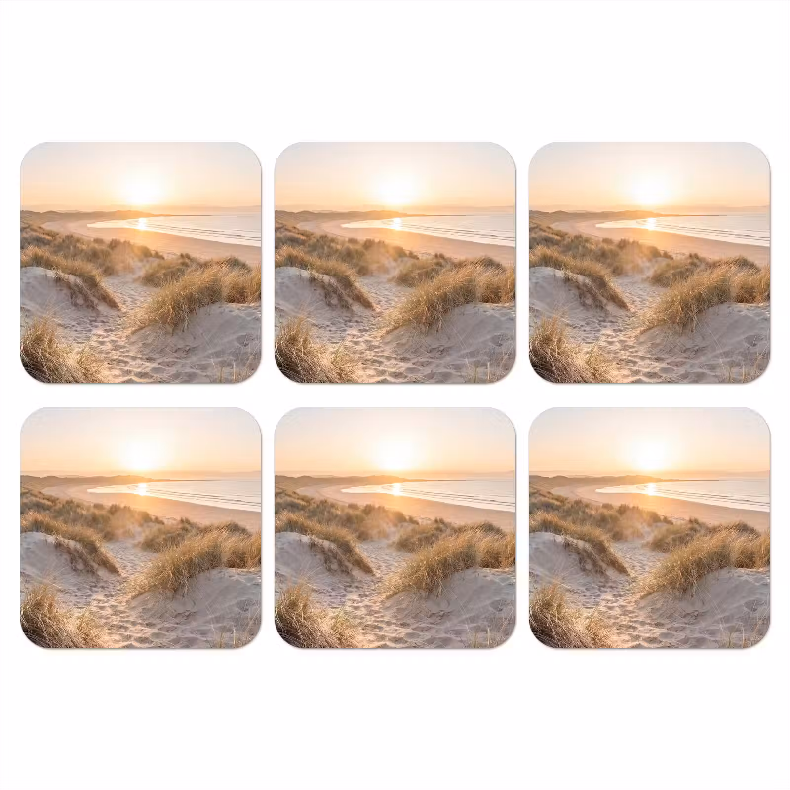 Onderzetter - Duinen - Strand - Zee — 1