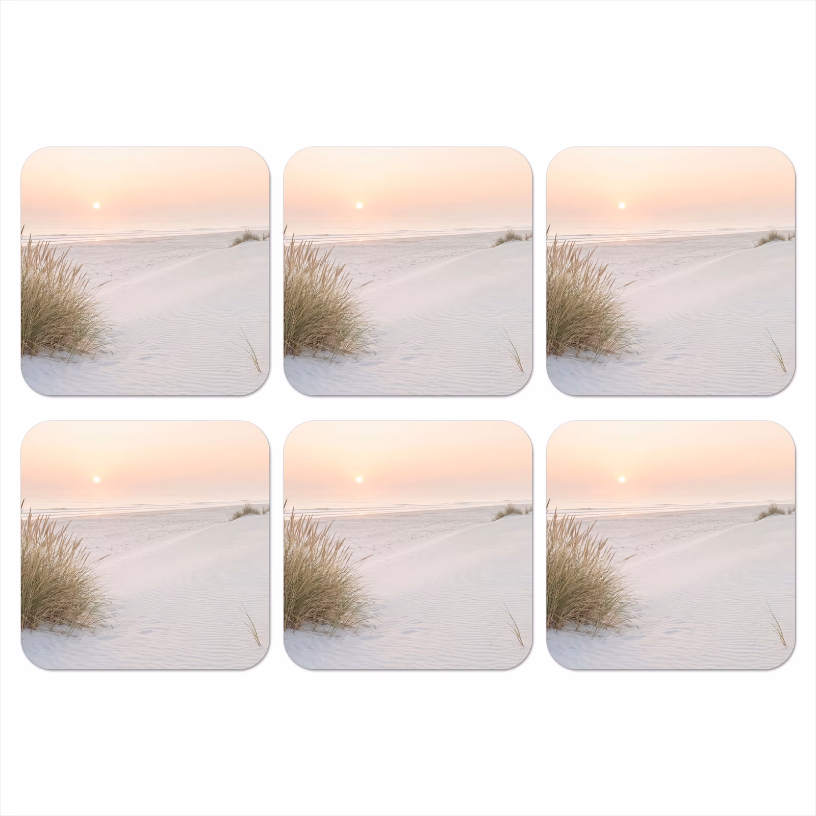 Onderzetter - Horizon - Duinlandschap - Zand — 1