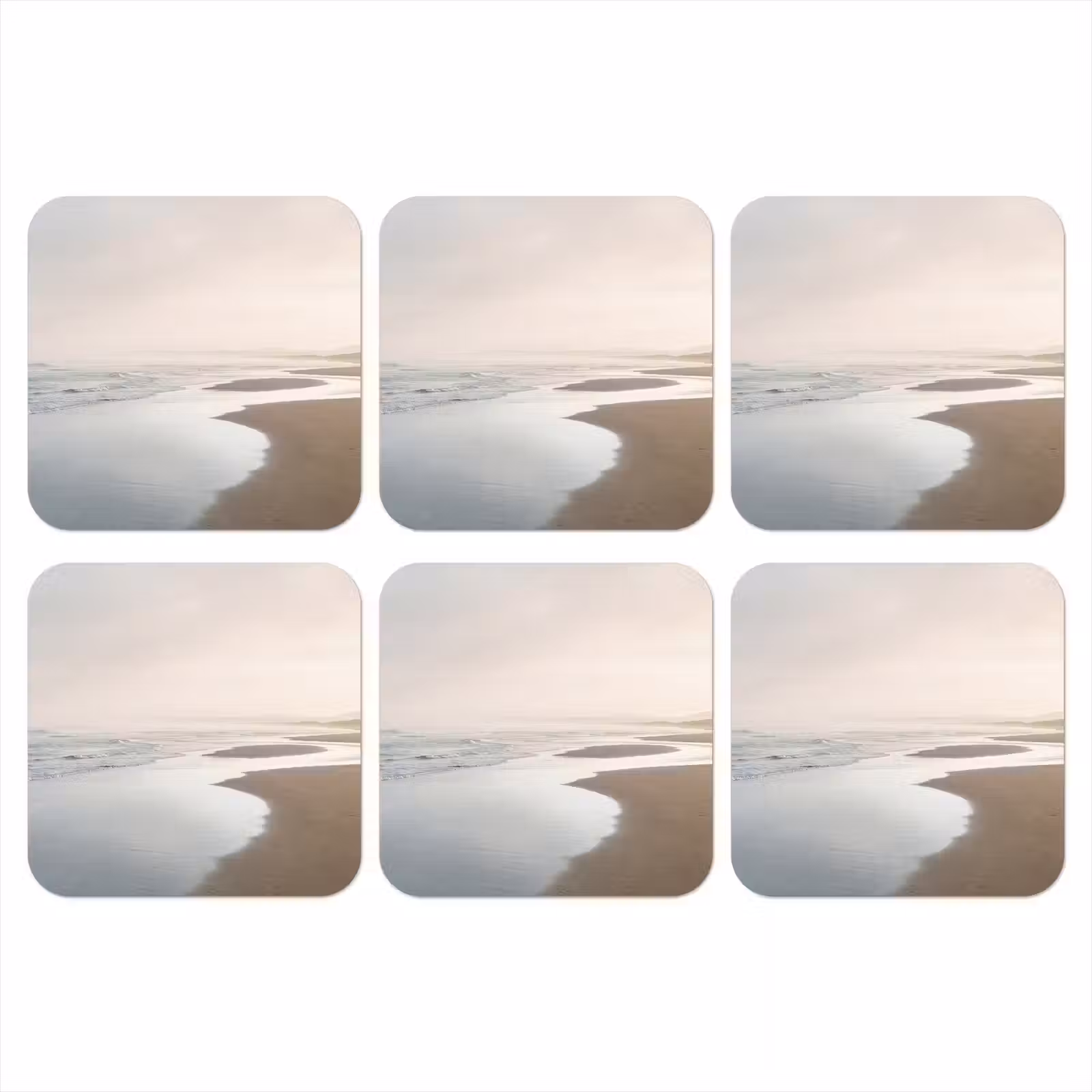 Onderzetter - Kustlijn - Strand - Oceaan — 1