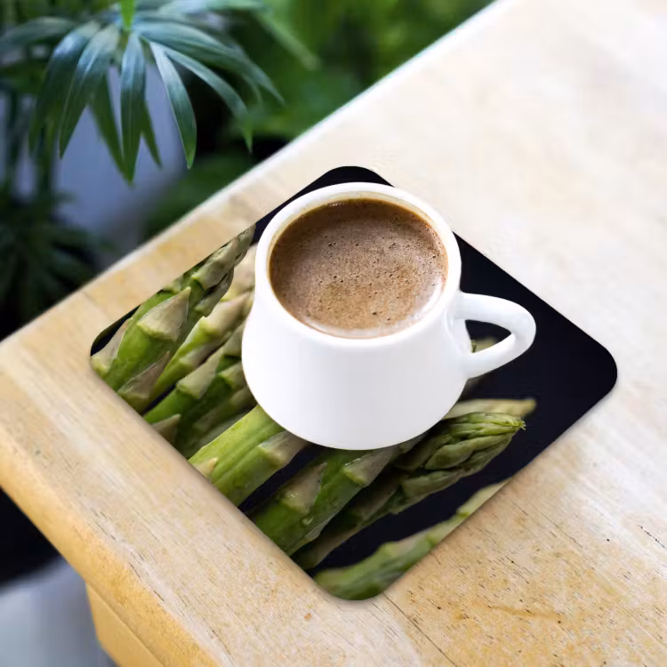 Onderzetter - Asperges - Groen - Zwart — 2