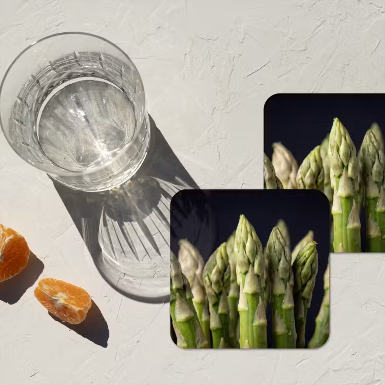 Onderzetter - Asperges - Groen - Zwart — 3