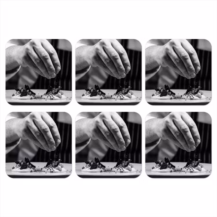 Onderzetter - Chef - Garnering - Gerecht — 1