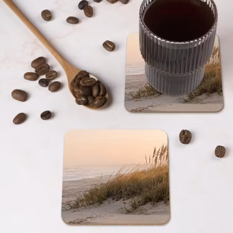 Onderzetter - Duinlandschap - Zonsondergang - Strand — 4