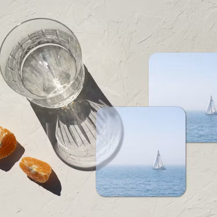 Onderzetter - Horizon - Zeilboot - Zee — 3