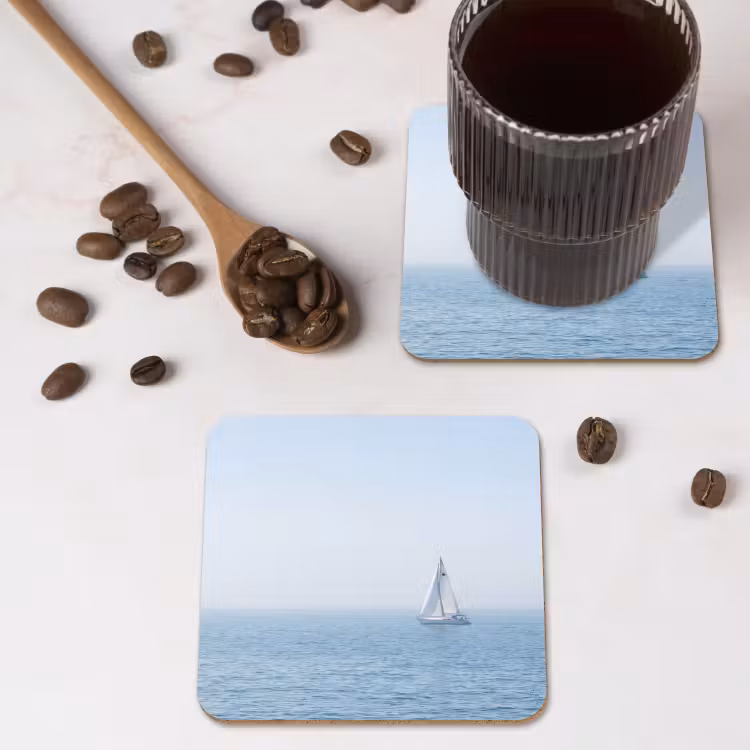 Onderzetter - Horizon - Zeilboot - Zee — 4