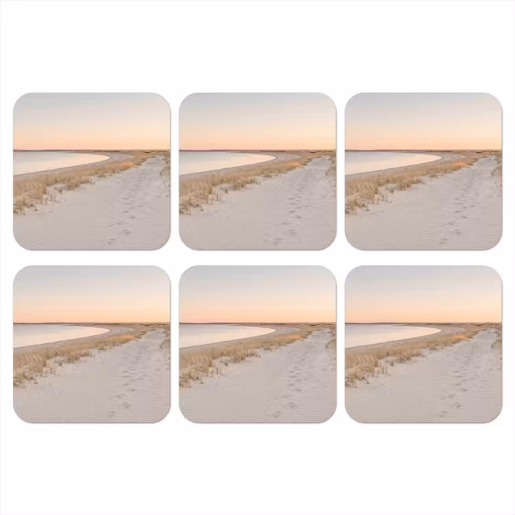 Onderzetter - Kustlijn - Horizon - Hek — 1