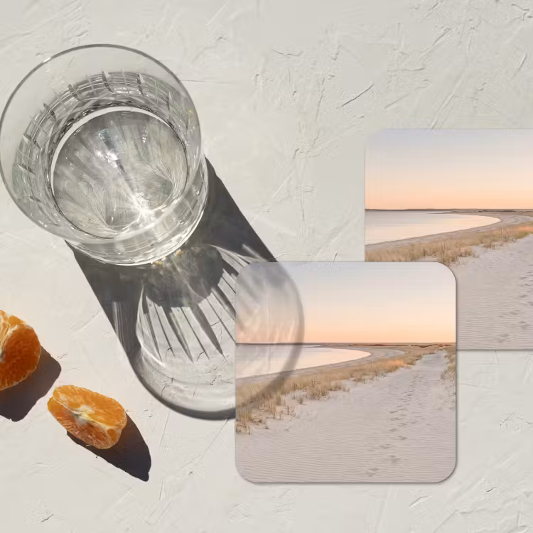 Onderzetter - Kustlijn - Horizon - Hek — 3