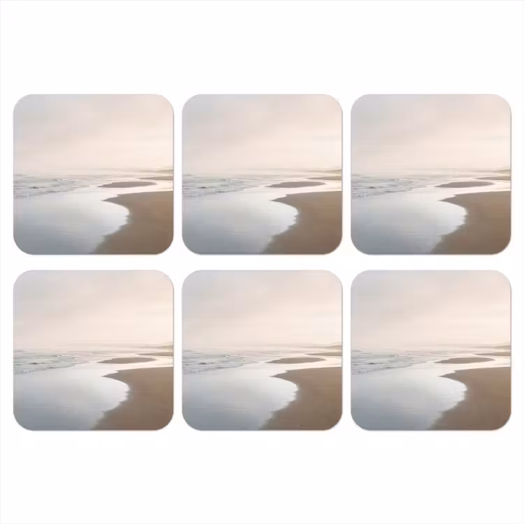 Onderzetter - Kustlijn - Strand - Oceaan — 1