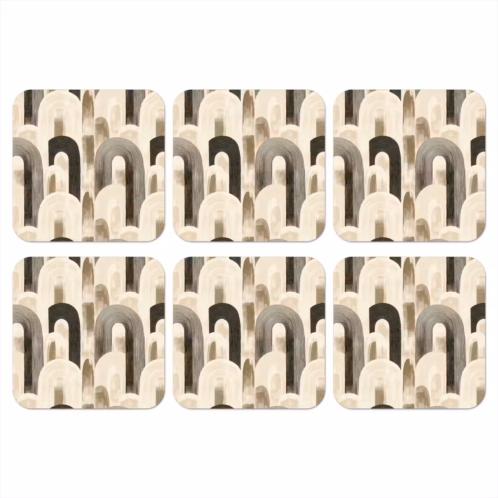 Onderzetter - Abstract - Patroon - Bogen — 1